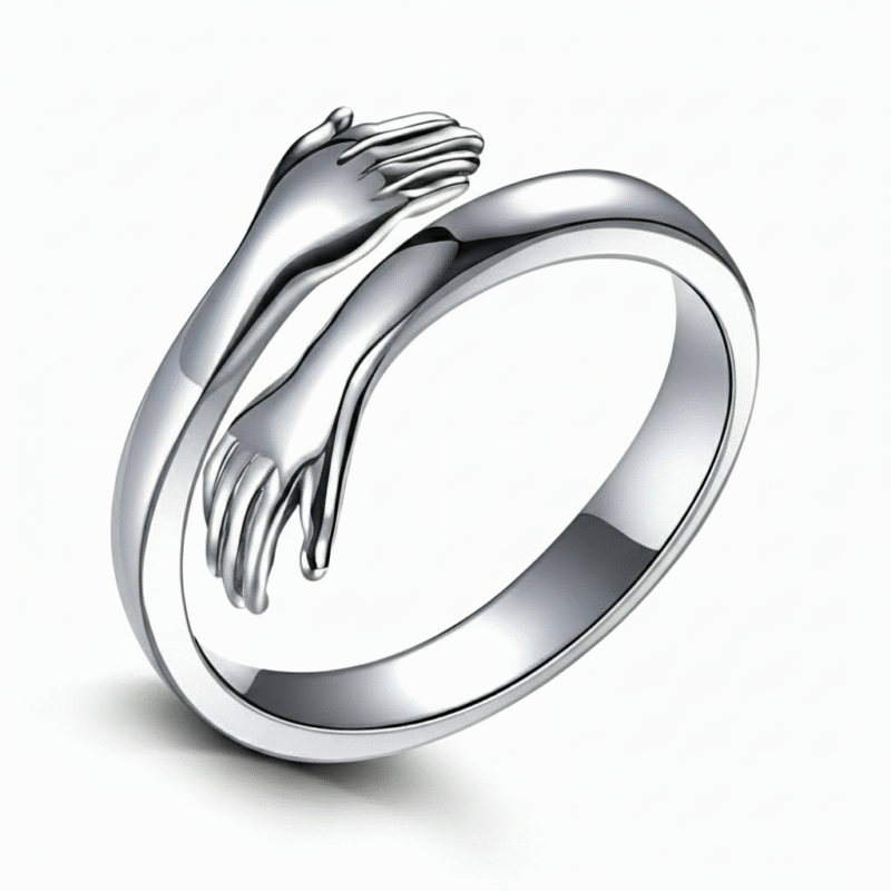 925 Sterling Silver Hug Ring