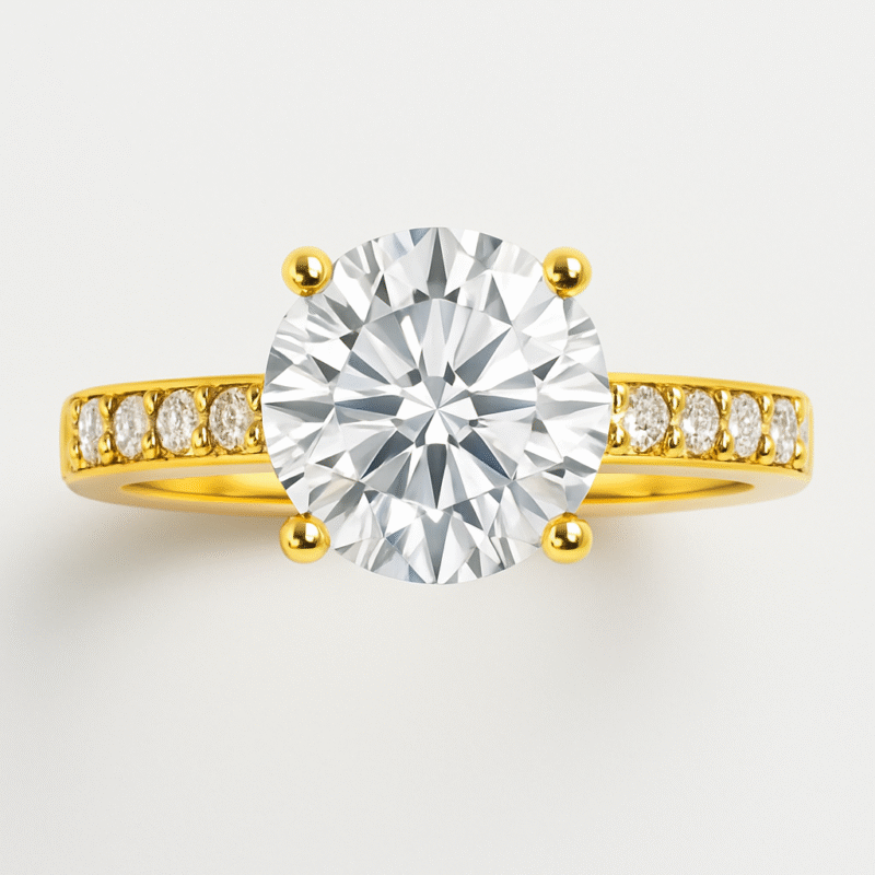 925 Sterling Silver Solitaire Engagement Ring