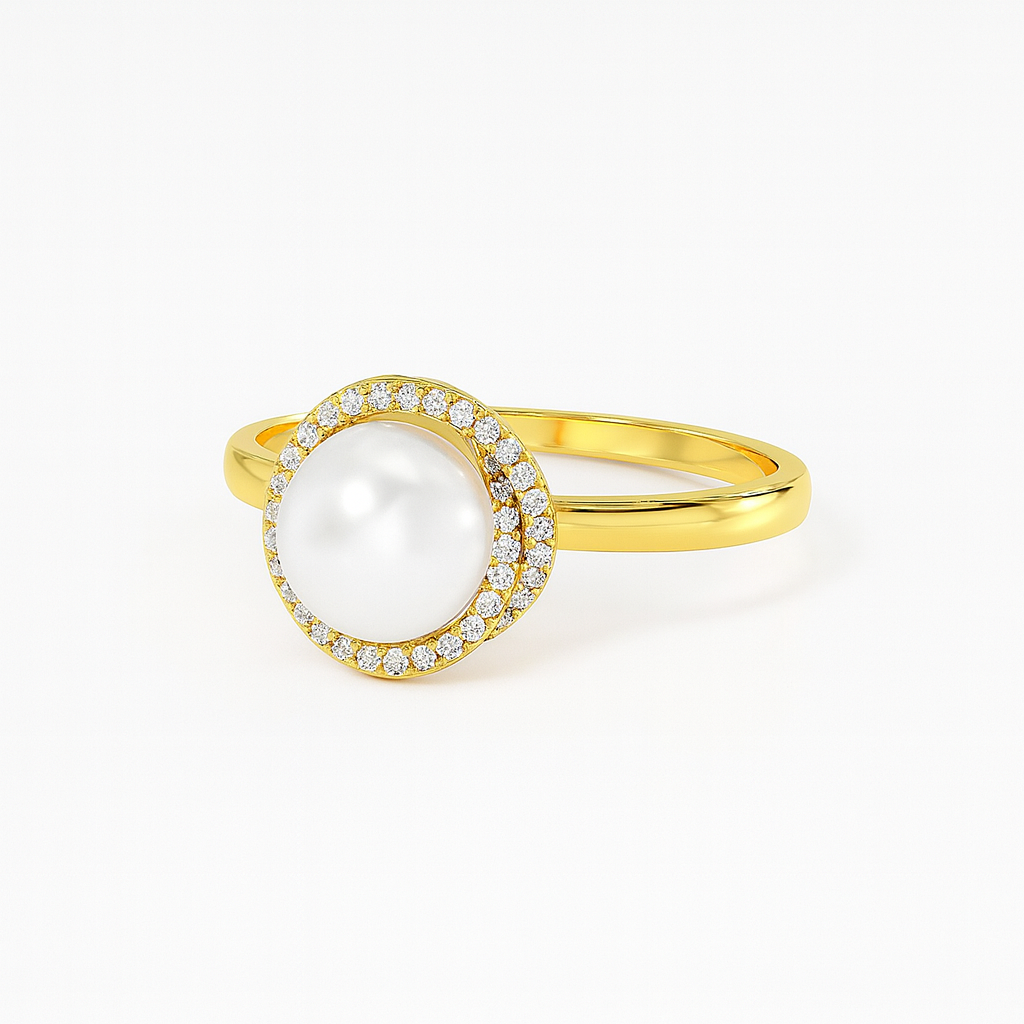925 Sterling Silver Pearl Ring